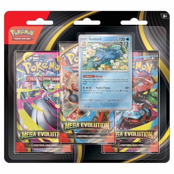 **PRE-ORDER** PKM Mega Evolutions - 3 Pack Blister