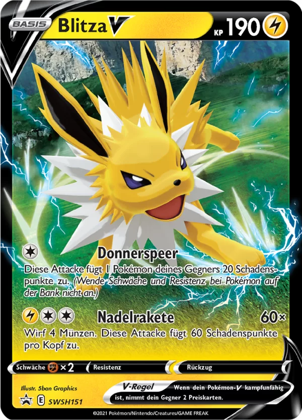 Pokémon Jolteon V SWSH 151
