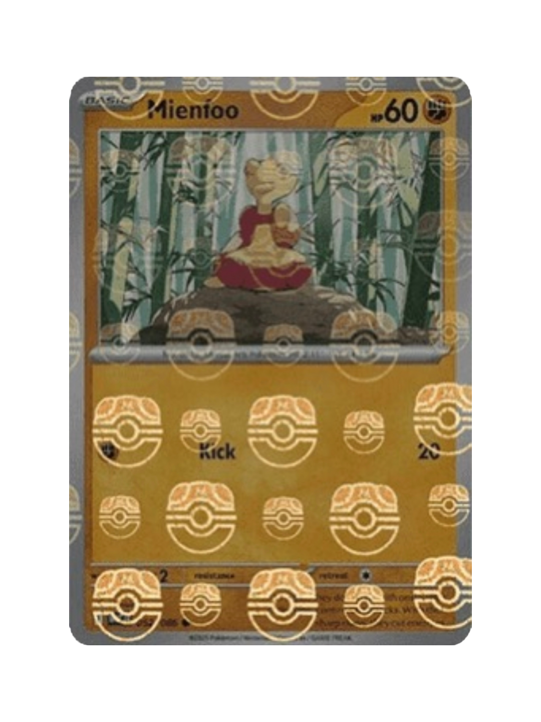 Pokemon Mienfoo WHT 052 (English)