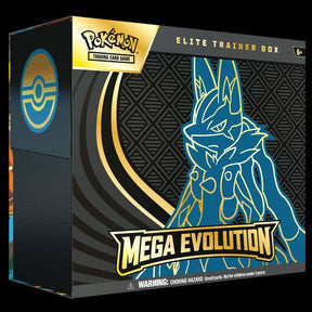 PRE-ORDER: Mega Evolutions Elite Trainer Box (ETB) - Lucario - Exp Ship Date: 9/26-9/29