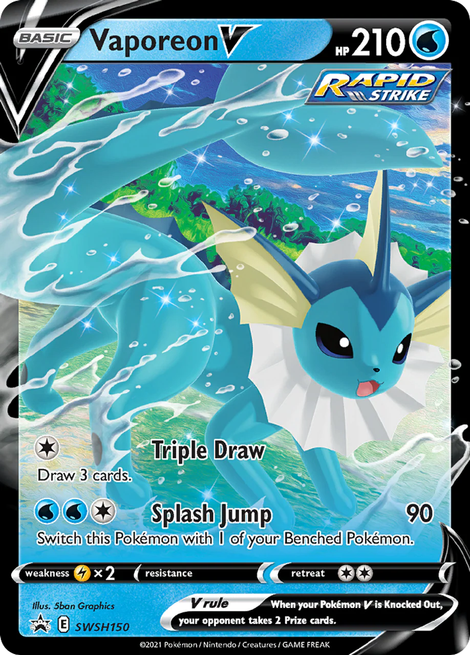 Pokémon Vaporeon V SWSH 150