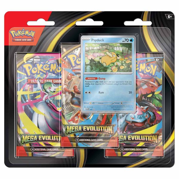 **PRE-ORDER** PKM Mega Evolutions - 3 Pack Blister