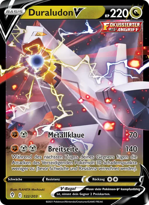 Pokémon Duraludon V EVS 122