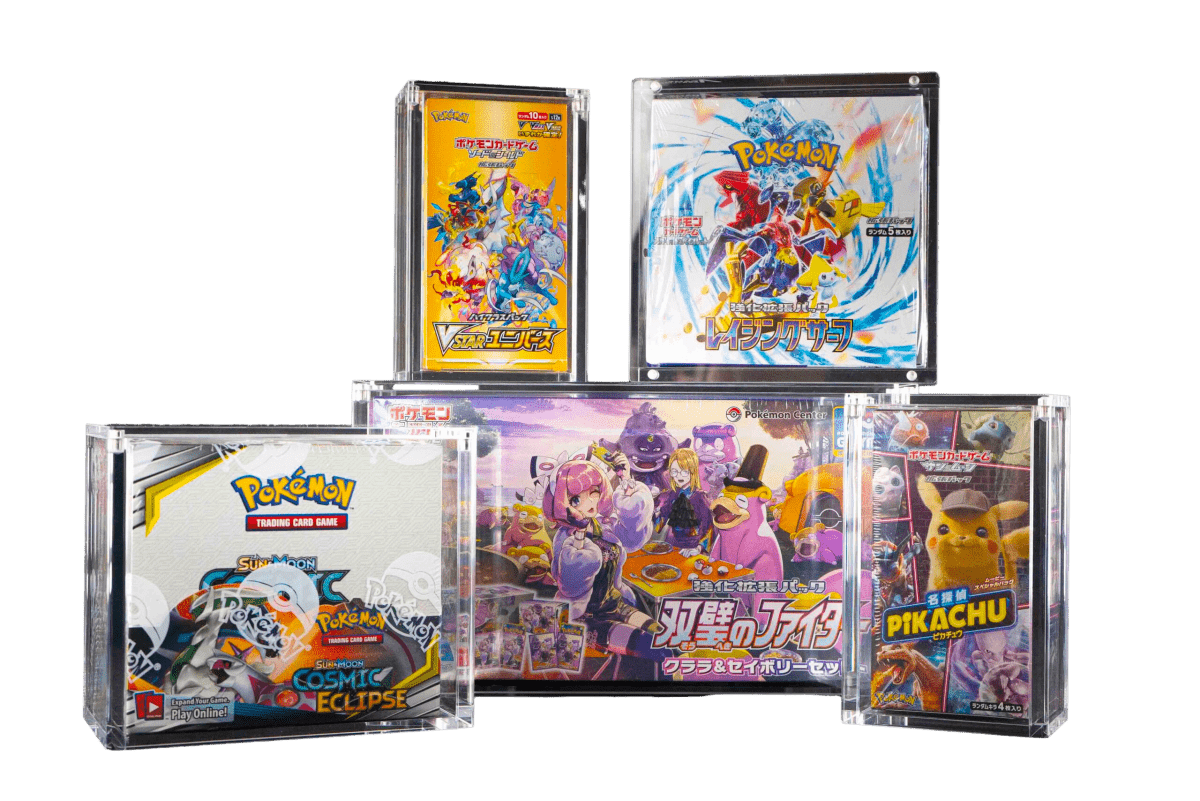 KAITO Acryl Case – Pokémon Booster Box (BB) – Japans (Klein)