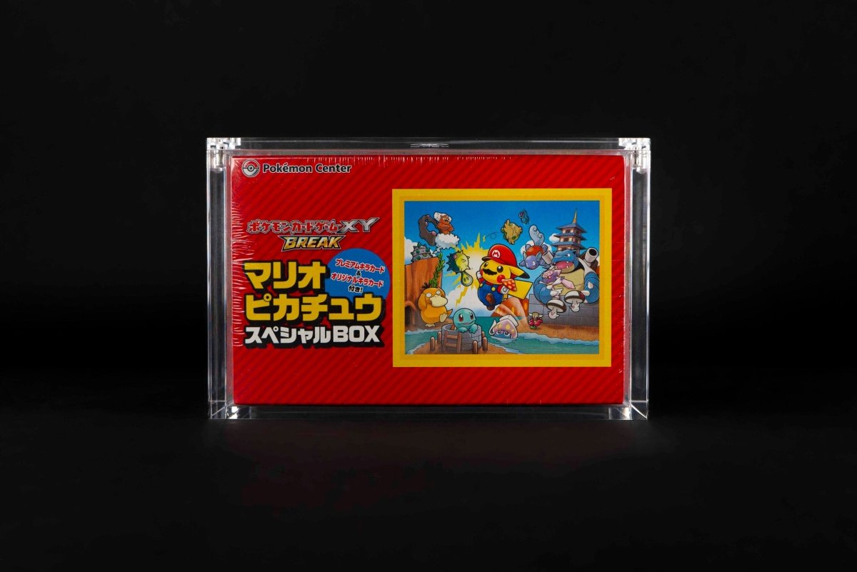 KAITO Acryl Case – Pokémon Pikachu Special Box Mario – Japans