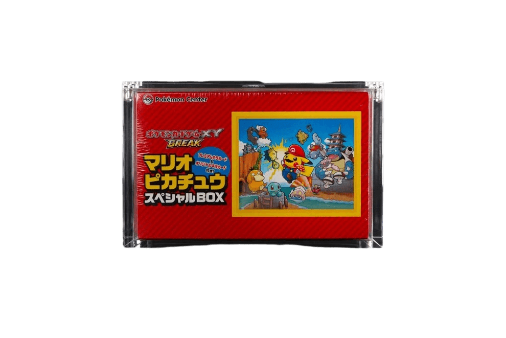 KAITO Acryl Case – Pokémon Pikachu Special Box Mario – Japans