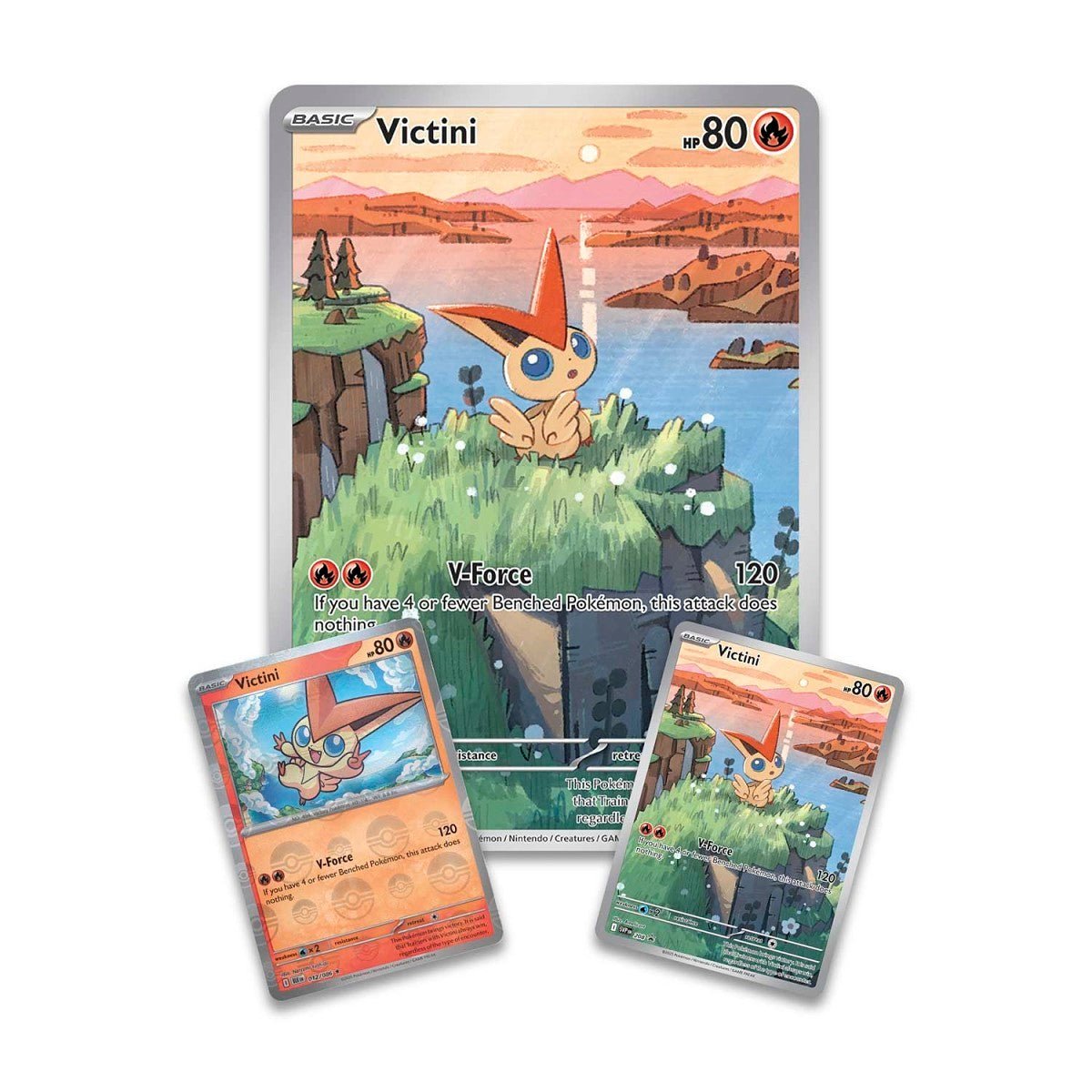 Pokémon Scarlet & Violet – Black Bolt & White Flare – Unova Victini Illustration Collection