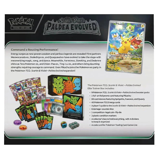 Pokémon Scarlet & Violet – SV02 Paldea Evolved – Elite Trainer Box