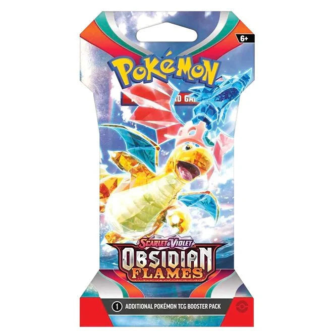 Pokémon Scarlet & Violet – SV03 Obsidian Flames – Sleeved Booster