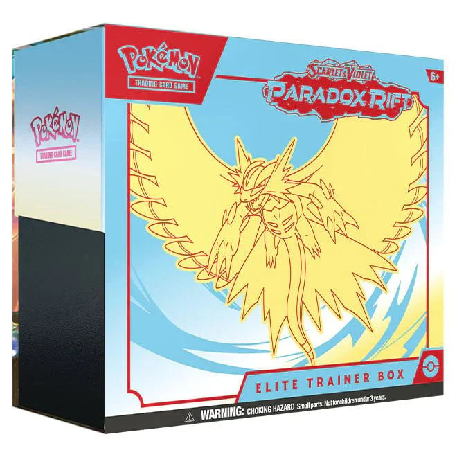 Pokémon Scarlet & Violet – SV04 Paradox Rift – Elite Trainer Box Roaring Moon