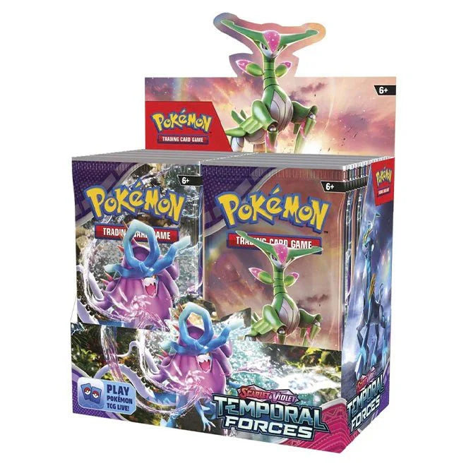 Pokémon Scarlet & Violet – SV05 Temporal Forces – Booster Box Sealed Case
