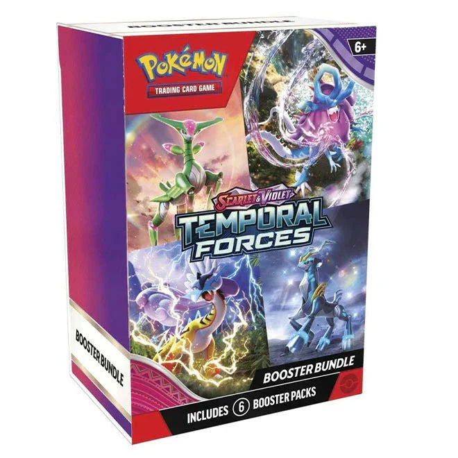 Pokémon Scarlet & Violet – SV05 Temporal Forces – Booster Bundle