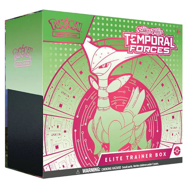 Pokémon Scarlet & Violet – SV05 Temporal Forces – Elite Trainer Box Iron Leaves