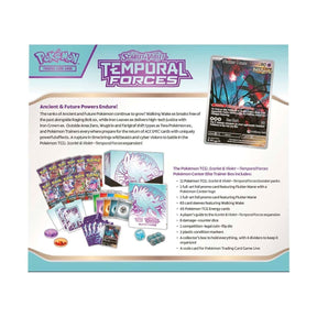 Pokémon Scarlet & Violet – SV05 Temporal Forces – Pokémon Center Elite Trainer Box Walking Wake (Pokémon Center Exclusive)