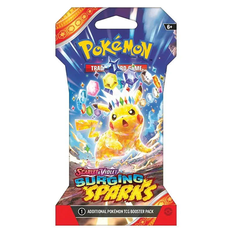Pokémon Scarlet & Violet – SV08 Surging Sparks – Sleeved Booster