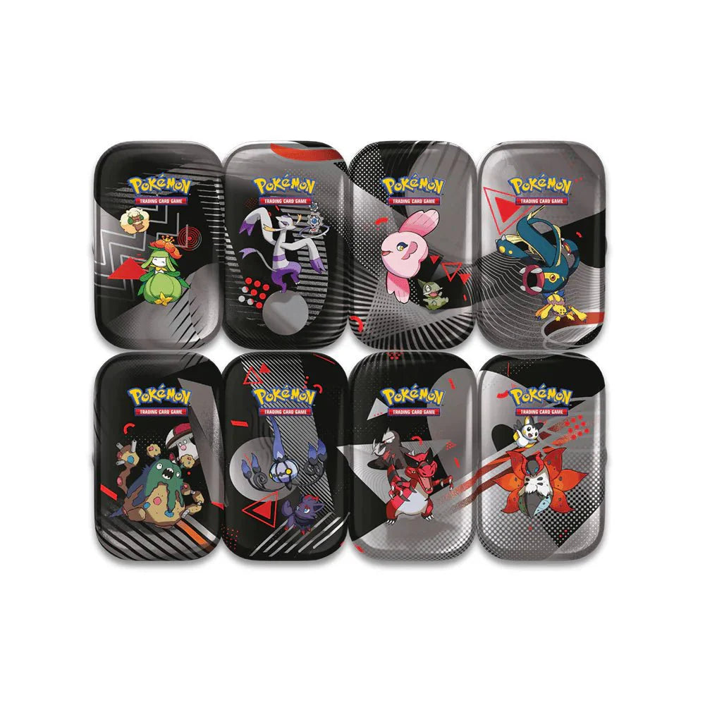 Pokémon Scarlet & Violet – SV10.5 Black Bolt & White Flare – Unova Mini Tin (willekeurige art)