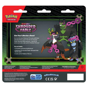 Pokémon Scarlet & Violet – SV6.5 Shrouded Fable – 3-Pack Blister Pecharunt