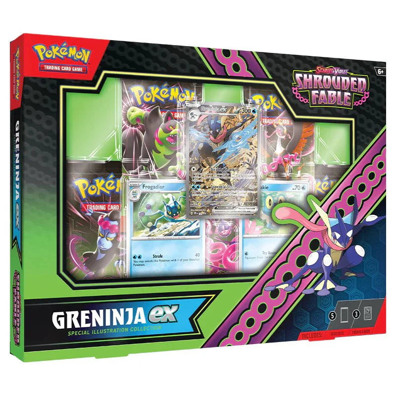 Pokémon Scarlet & Violet – SV6.5 Shrouded Fable – Greninja ex Special Illustration Collection Box