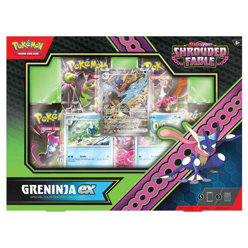 Pokémon Scarlet & Violet – SV6.5 Shrouded Fable – Greninja ex Special Illustration Collection Box