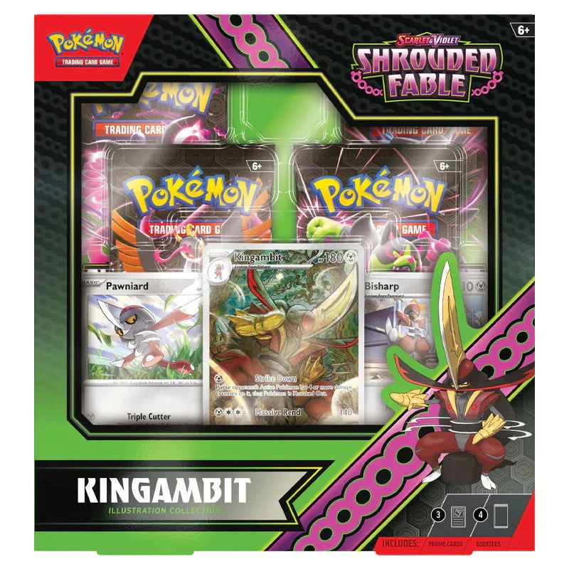 Pokémon Scarlet & Violet – SV6.5 Shrouded Fable – Kingambit Illustration Collection Box
