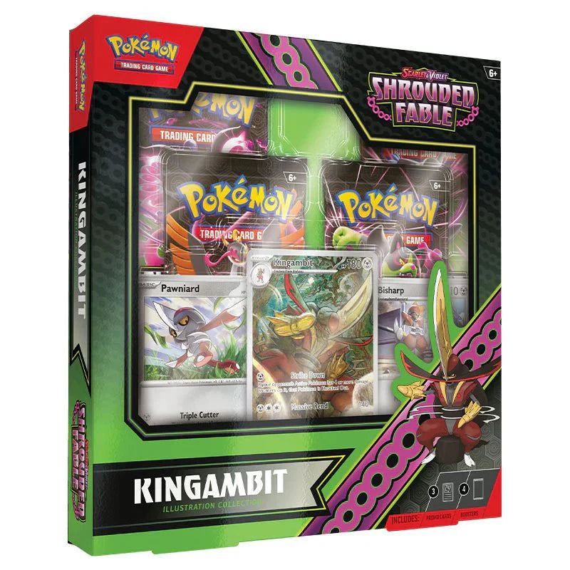 Pokémon Scarlet & Violet – SV6.5 Shrouded Fable – Kingambit Illustration Collection Box