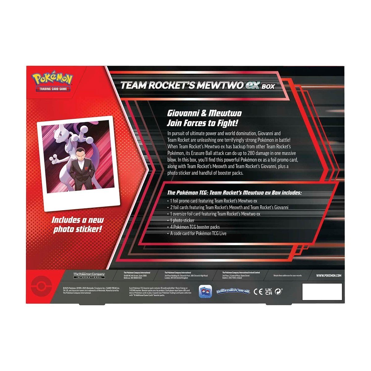 Pokémon Scarlet & Violet – Team Rocket’s Mewtwo ex Box