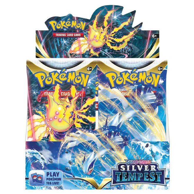Pokémon Sword & Shield – SWSH12 Silver Tempest – Booster Box Sealed Case