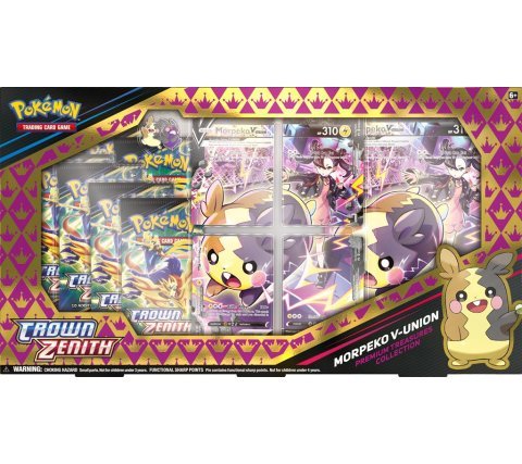 Pokémon Sword & Shield – SWSH12.5 Crown Zenith – Morpeko V-UNION Premium Treasures Collection