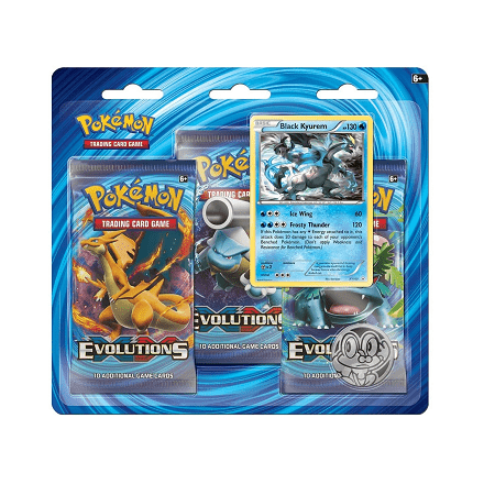 Pokémon XY – XY12 Evolutions – 3 Pack Blister Black Kyurem