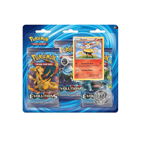 Pokémon XY – XY12 Evolutions – 3 Pack Blister Braixen
