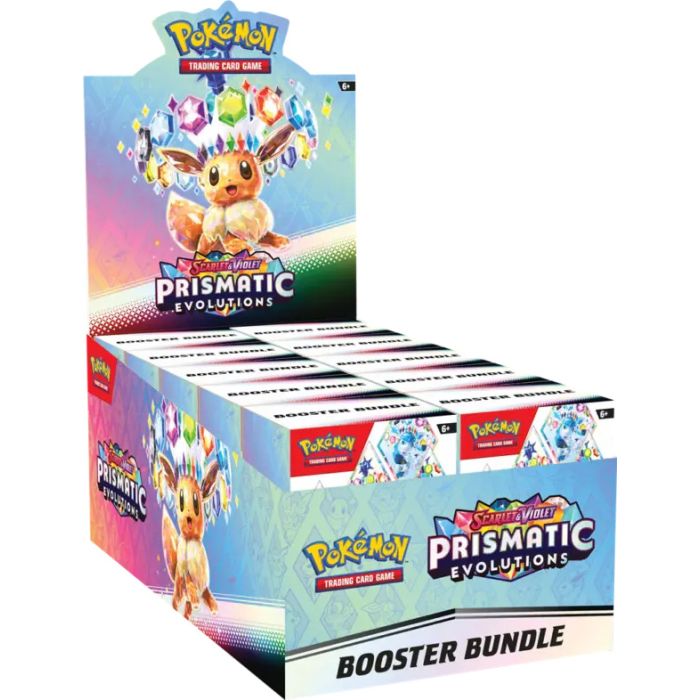 [PRE-ORDER] Pokémon Scarlet & Violet – SV8.5 Prismatic Evolutions – Booster Bundle Display