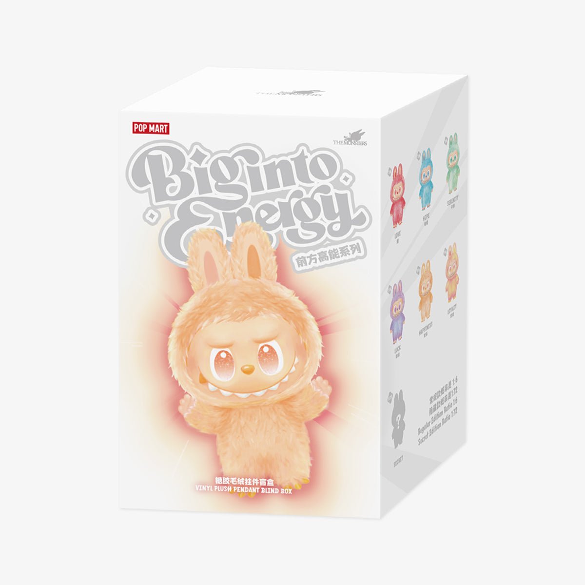 THE MONSTERS Big into Energy Series-Vinyl Plush Pendant Blind Box (Single Box)