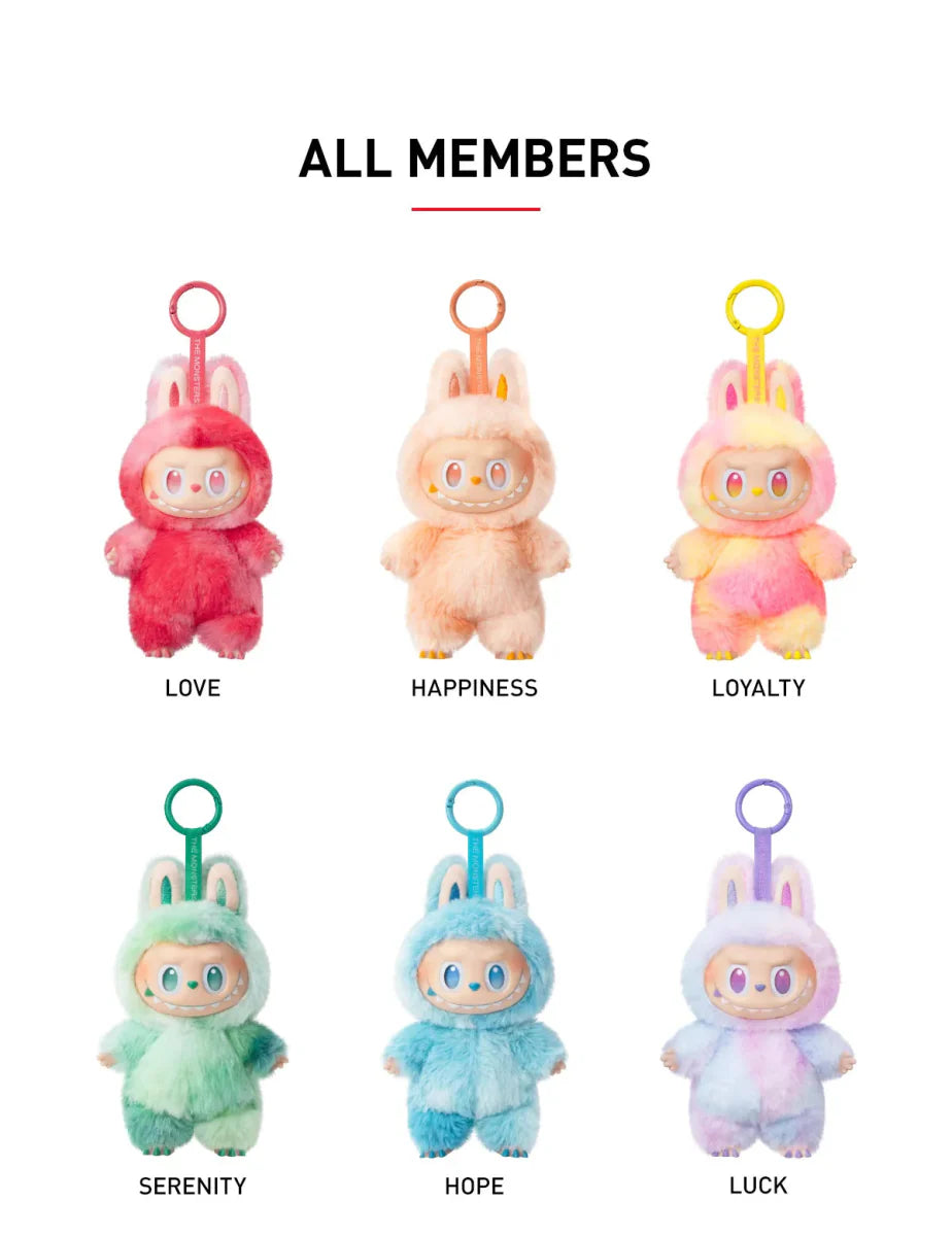 THE MONSTERS Big into Energy Series-Vinyl Plush Pendant Blind Box (Gehele Set)