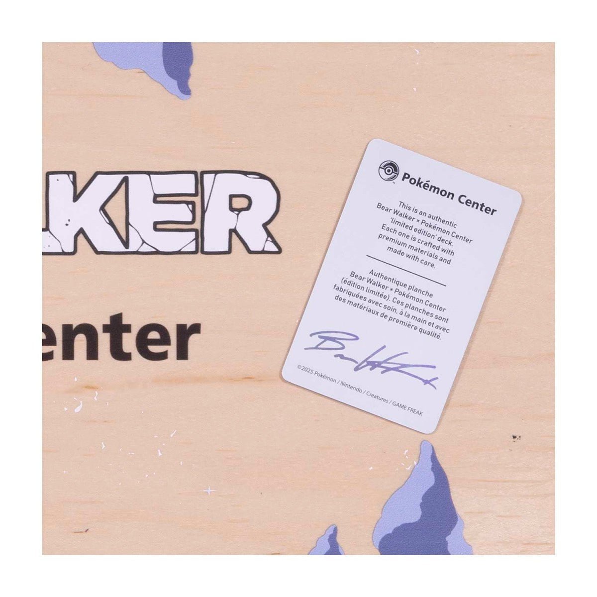 Pokémon Center x Bear Walker Umbreon Skateboard Deck #73/1600 Limited Edition (2025)